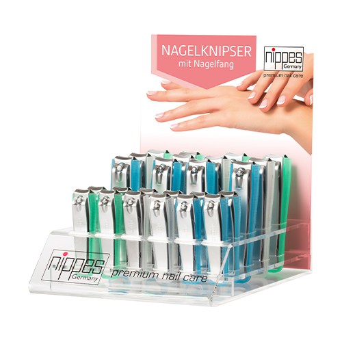 Nagelknipser Display mit 2 Größen Knipser mit Nagelfang