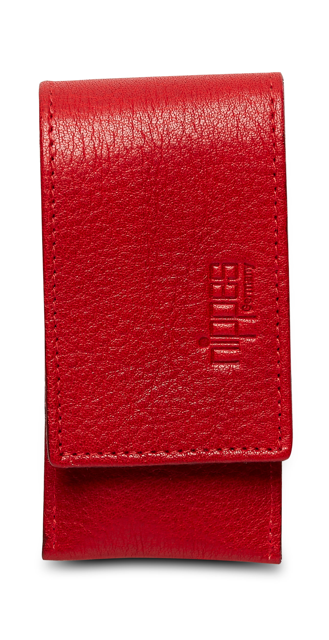 Taschen Maniküre-Set WILD RED, rostfrei, Leder-Etui, 3-tlg., rot